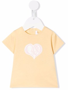 Chloé Kids футболка с тисненым логотипом