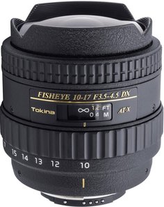 Объектив Tokina AT-X 107 F3.5-4.5 DX Fisheye NON HOOD C/AF (черный)