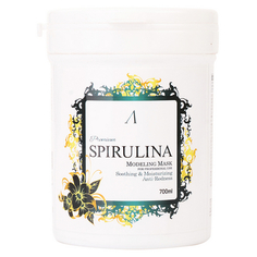 Anskin, Маска для лица Premium Spirulina, в банке, 240 г