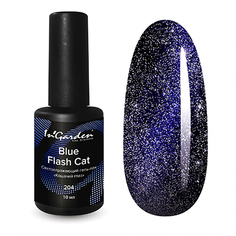 InGarden, Гель-лак Flash Cat №204 Blue In'garden