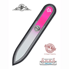 Bohemia, Пилка стеклянная с пескоструйной обработкой, 90 мм, в чехле