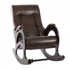 Кресло-качалка комфорт модель 44 без лозы, венге, кожзам antik crocodile 64062