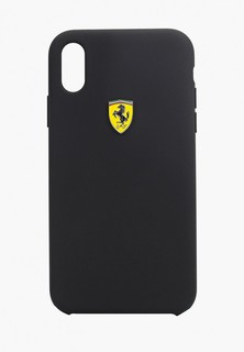 Чехол для iPhone Ferrari XR, On-Track SF Silicone case Black