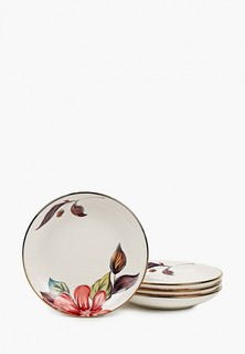 Набор тарелок Mandarin Decor Цветы, 4 шт