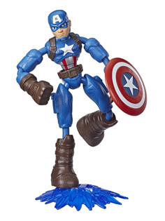 Игрушка Hasbro Фигурка Бенди Капитан Америка 15cm E78695X0