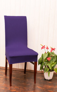 Чехол на стул LuxAlto Jersey W003 Violet 11382