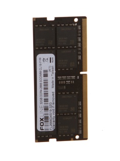 Модуль памяти Foxline DDR4 SO-DIMM 2666MHz PC-21300 CL19 - 32Gb FL2666D4S19-32G