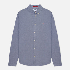 Мужская рубашка Tommy Jeans Stretch Oxford Slim Fit, цвет фиолетовый