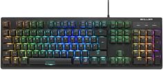 Клавиатура Sharkoon SKILLER SGK30 игровая, Huano blue switches, RGB подсветка, USB