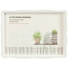 Поднос пласт 40*29см Весна Y4-4933 I.K