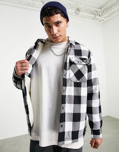 Черная рубашка с подкладкой из искусственной овчины Dickies Sacramento-Черный цвет