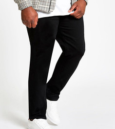 Черные джинсы скинни River Island Big & Tall-Черный цвет