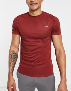 Спортивная футболка свободного кроя из быстросохнущей ткани ASOS 4505 Icon-Красный