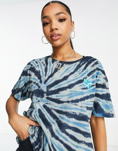 Голубая футболка с принтом тай-дай Element Ravana-Голубой