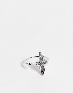 Серебристое кольцо с трехмерной пчелой Olivia Burton-Серебристый