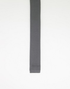 Светло-серый трикотажный галстук Gianni Feraud