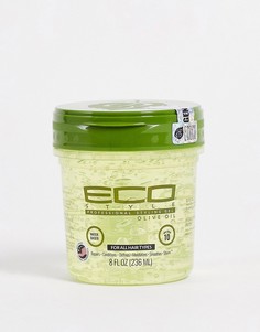 Зеленый гель для укладки с оливковым маслом Eco Style, 236 мл-Бесцветный