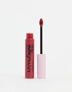 Жидкая матовая губная помада NYX Professional Makeup Lip Lingerie XXL Matte Liquid Lipstick (It s Hotter)-Розовый
