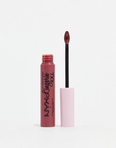 Жидкая матовая губная помада NYX Professional Makeup Lip Lingerie XXL Matte Liquid Lipstick (Straps Off)-Коричневый цвет