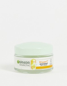 Дневной отбеливающий крем для лица с витамином C Garnier Vitamin C Brightening Day Cream, 50 мл-Бесцветный