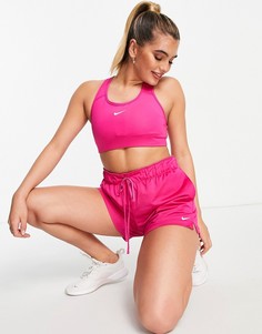 Розовые шорты Nike Training Attack Dri-FIT-Розовый цвет