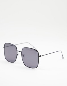 Квадратные солнцезащитные очки в стиле oversized AJ Morgan-Черный цвет
