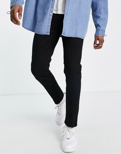 Черные джинсы узкого кроя Lyle & Scott-Черный