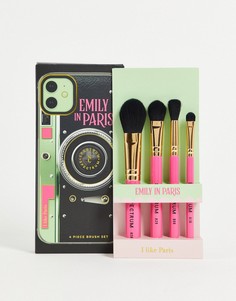 Набор из 4 кистей Spectrum x Emily In Paris I like Paris-Бесцветный