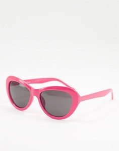 Солнцезащитные очки в массивной яркой оправе AJ Morgan-Розовый цвет