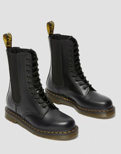 Черные ботильоны со шнуровкой Dr Martens 1490 Harper-Черный цвет