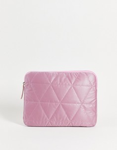 Розовая стеганая сумка для ноутбука Miss Selfridge-Розовый цвет