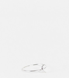 Серебряное кольцо с полумесяцем Kingsley Ryan Curve-Серебристый