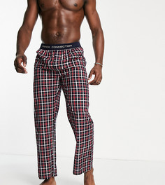 Брюки для дома в красную клетку French Connection Tall-Темно-синий