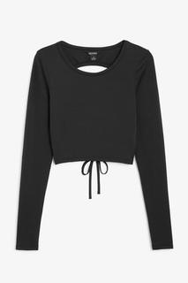 Лонгслив с открытой спиной Monki