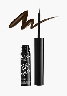Карандаш для глаз Nyx Professional Makeup Водостойкий, Матовый, EPIC WEAR EYE & BODY LIQUID LINER, оттенок 02 - BROWN, 3.5 мл