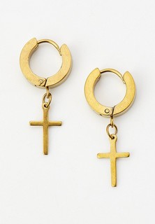 Серьги Bijouparad SHORT CROSS