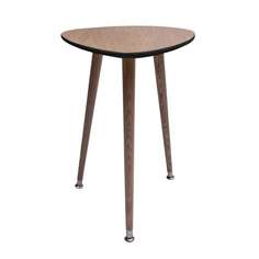 Приставной столик капля (woodi) коричневый 43x58x50 см.