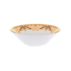 Салатник favola cobalt gold 24 см (falkenporzellan) белый