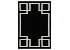 Ковер hampton black (carpet decor) черный 160x230 см.