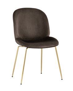 Стул beetle (stool group) коричневый 55x87x56 см.