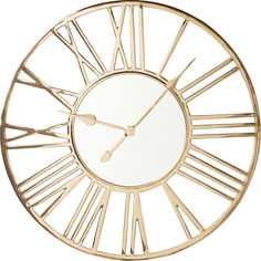 Часы настенные giant (kare) золотой 5 см.