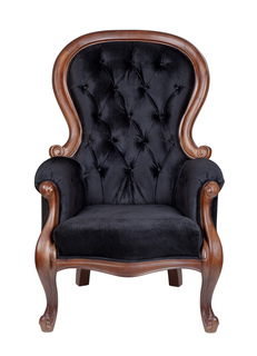 Кресло madre black (mak-interior) черный 67x106x77 см.