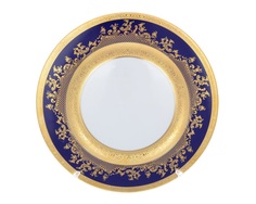 Набор тарелок constanza cobalt gold 27 см(6 шт) (falkenporzellan) синий