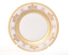 Набор тарелок cream saphir gold 17см(6 шт) (falkenporzellan) золотой