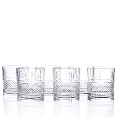 Набор стаканов для виски brillante 340мл (6 шт) (rcr) прозрачный 17x26 см.