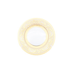 Набор тарелок alena 3d creme gold constanza 21 см(6 шт) (falkenporzellan) золотой 2 см.