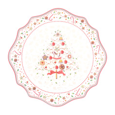 Тарелка multi 26 см (repast) красный