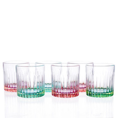 Набор стаканов для виски pedro&amp;rosa 360мл (6 шт) (rcr) прозрачный 21x18 см.