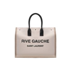 Текстильная сумка-шопер Rive Gauche Saint Laurent