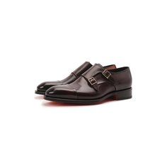 Кожаные дерби Santoni